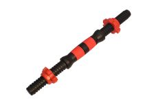 Гриф с гайками пластиковый Sportex (d 25) 36 см E29510 красный Гриф с гайками пластиковый Sportex (d 25) 36 см E29510 красный