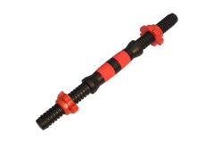 Гриф с гайками пластиковый Sportex (d 25) 36 см E29510 красный Гриф с гайками пластиковый Sportex (d 25) 36 см E29510 красный