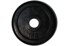 Диск обрезиненный Profi-Fit черный Classic D26 1кг Диск обрезиненный Profi-Fit черный Classic D26 1кг