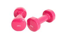 Гантель Sportex виниловая DB100 2.0кг (розовая) шт Гантель Sportex виниловая DB100 2.0кг (розовая) шт