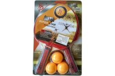 Набор для настольного тенниса (2 ракетки 3 шарика) Sportex T07533 Набор для настольного тенниса (2 ракетки 3 шарика) Sportex T07533