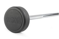 Штанга неразборная обрезиненная 15 кг. Прямой гриф. VictoryFit VF-DX4150 Штанга неразборная обрезиненная 15 кг. Прямой гриф. VictoryFit VF-DX4150