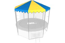 Крыша для батута UNIX Line 8 ft Blue/Yellow Крыша для батута UNIX Line 8 ft Blue/Yellow