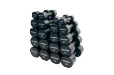 Набор полиуретановых гантелей от 1 до 10 кг OKPRO OK1025C-1-10-G серый лого Набор полиуретановых гантелей от 1 до 10 кг OKPRO OK1025C-1-10-G серый лого