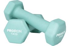 Гантели неопреновые гексагональные 2шт по 1кг PROIRON Г2010НГ Гантели неопреновые гексагональные 2шт по 1кг PROIRON Г2010НГ